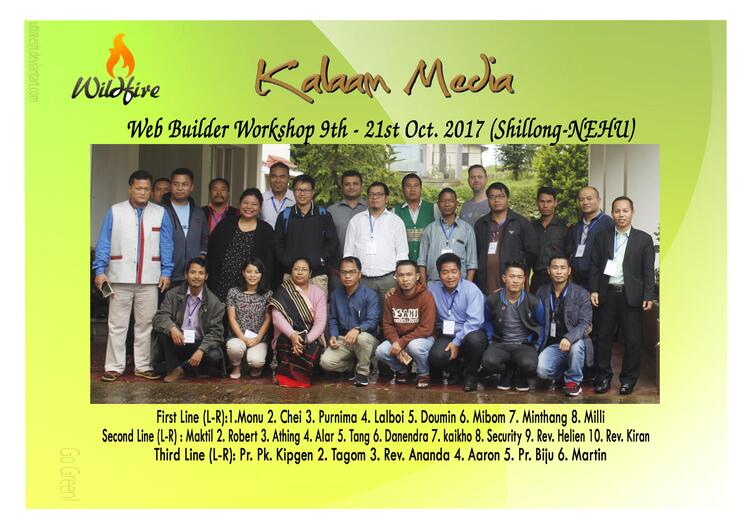 During web building softwear training, in Shilong